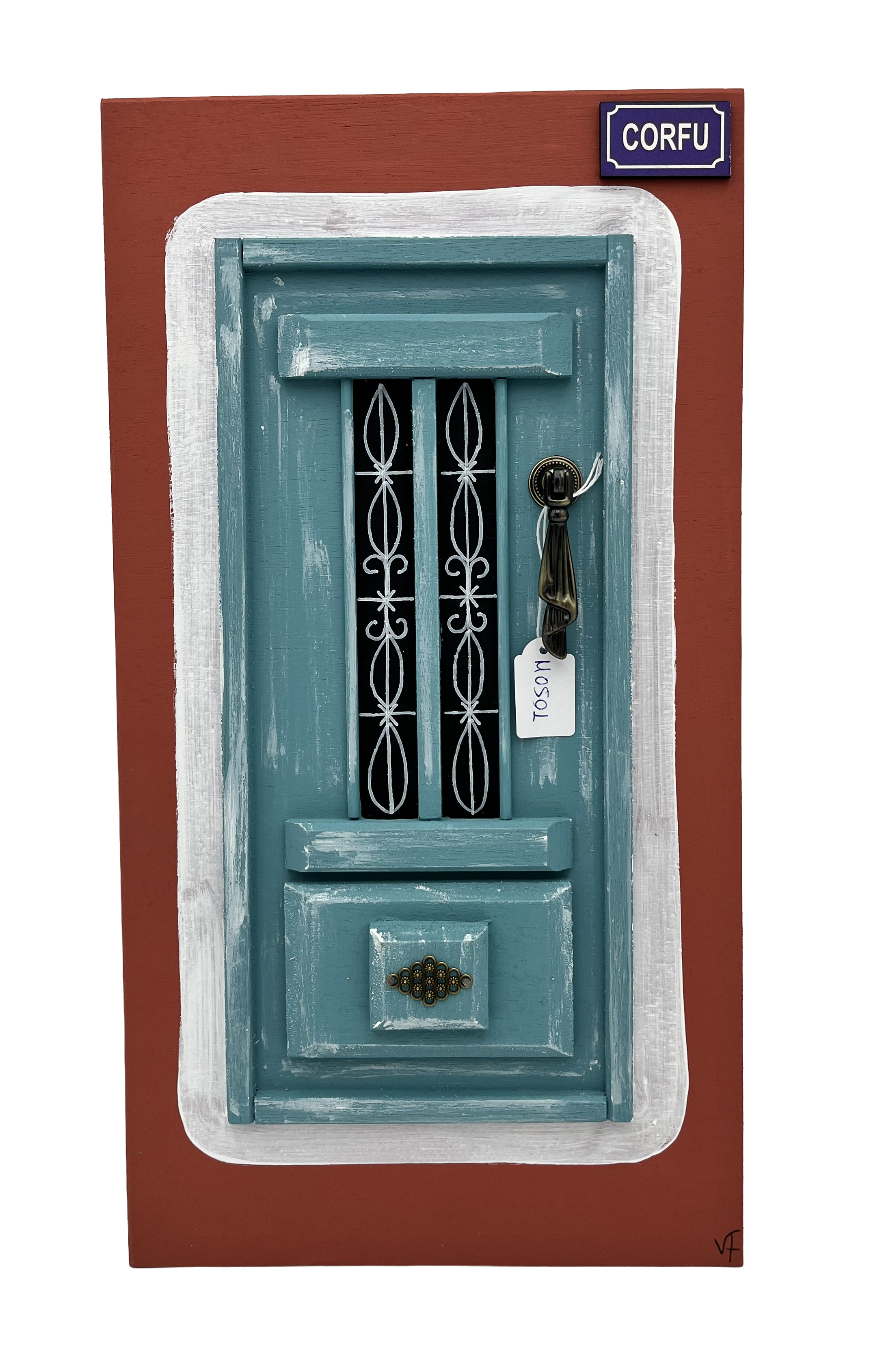 ΞΥΛΙΝΗ ΜΙΝΙΑΤΟΥΡΑ ΠΟΡΤΑ 22χ41 cm