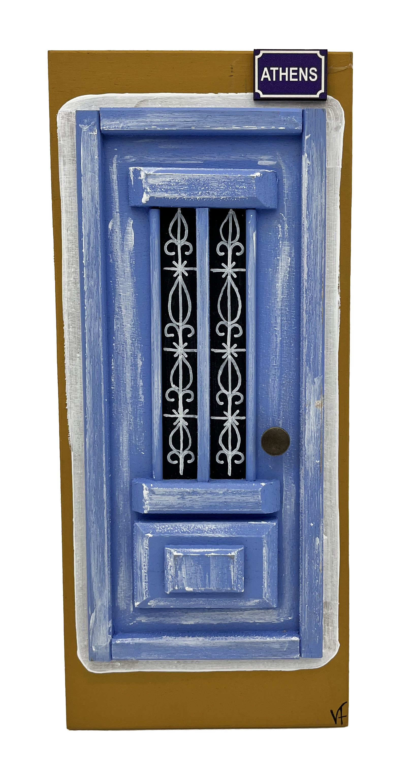 ΞΥΛΙΝΗ MΙΝΙΑΤΟΥΡΑ ΠΟΡΤΑ 12χ28 cm