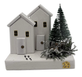 DOUBLE BOARD WITH HOUSE