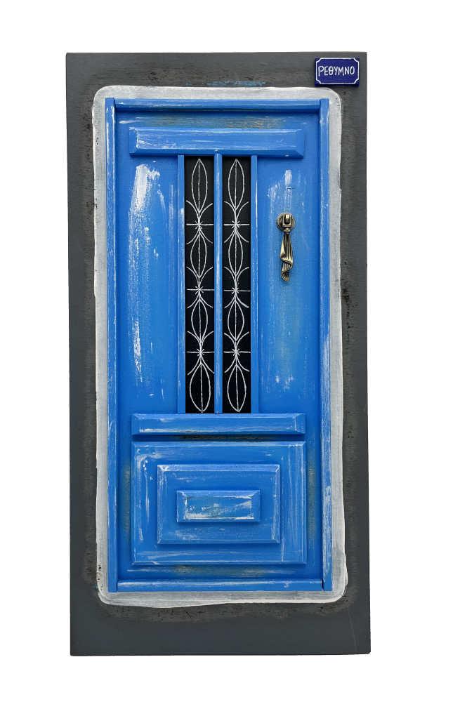 ΞΥΛΙΝΗ MΙΝΙΑΤΟΥΡΑ ΠΟΡΤΑ 30χ60 cm